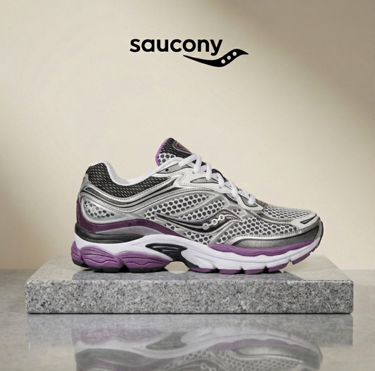 Saucony ProGrid Omni 9 : Silver / Purple / Black