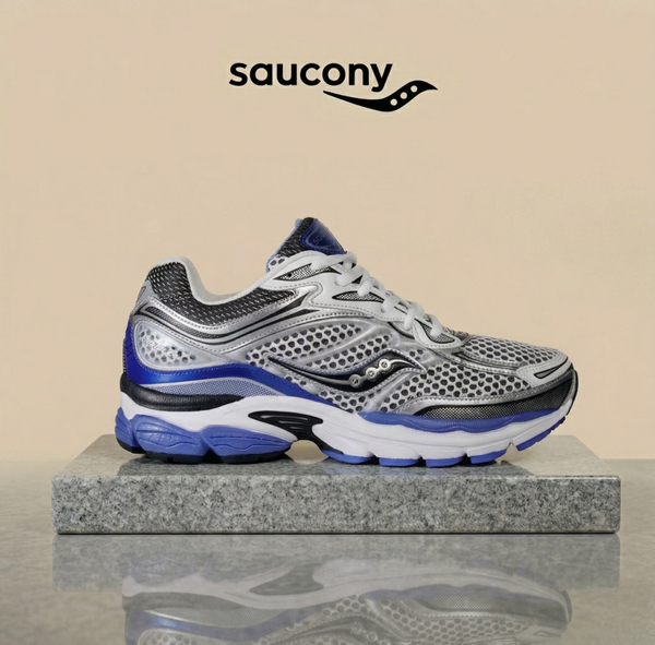 Saucony ProGrid Omni 9 : Silver / Royal Blue / Black