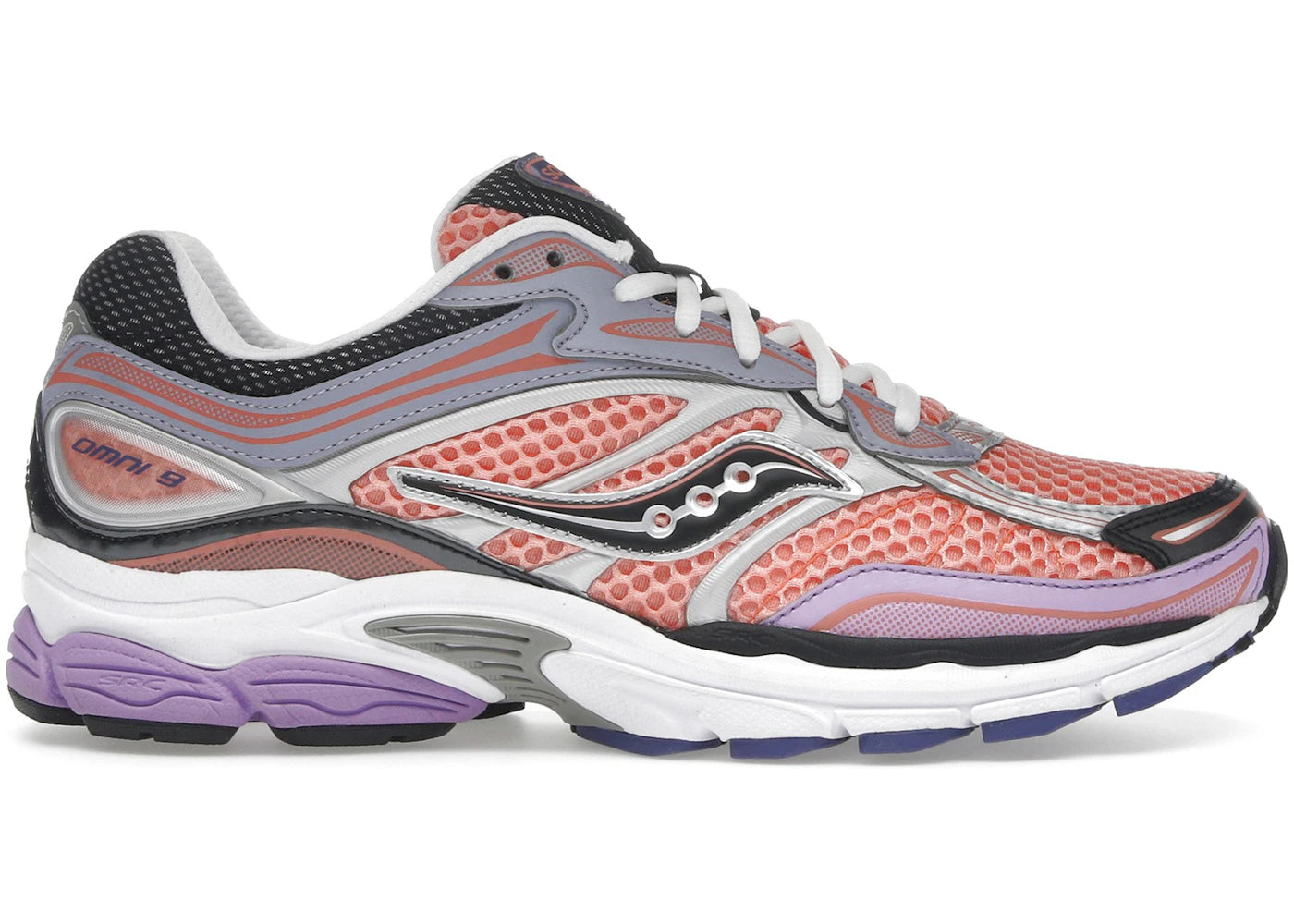 Saucony ProGrid Omni 9 : Peach / Lavender / Black