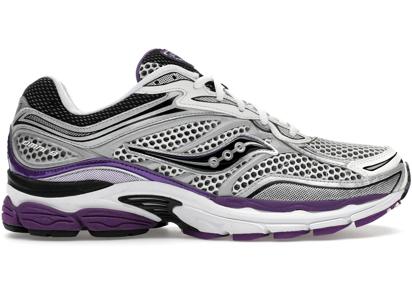 Saucony ProGrid Omni 9 : Silver / Purple / Black